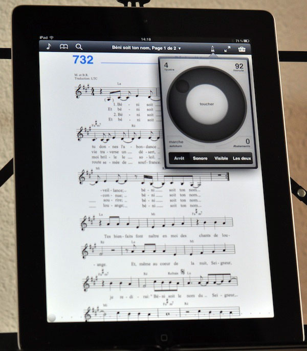 JEM 4 pour iPad (forScore)